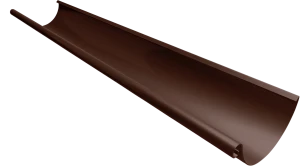 Желоб полукруглый ЭЛИТ 3м 3000x125мм RAL8017 0,5мм полиэстер Желоб полукруглый ЭЛИТ 3м 3000x125мм RAL8017 0,5мм полиэстер